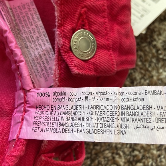 NWT Mom fit Zara pink jeans 8 - Picture 6 of 6